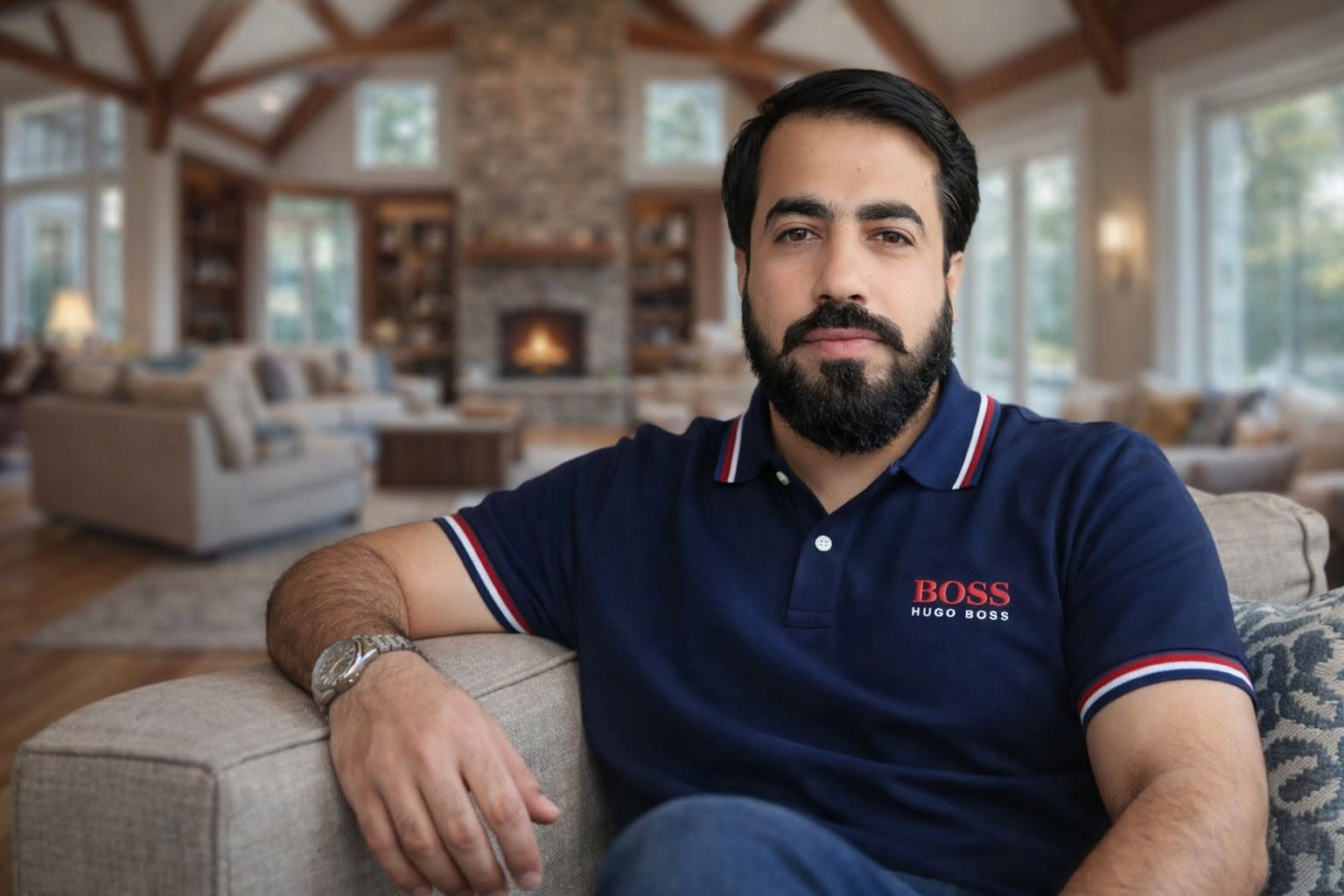 Landscape professional portrait of Faruukh Nadeem
